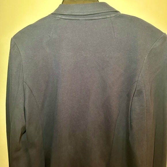 Xhilaration navy blue one button knit blazer Large - Picture 5 of 10